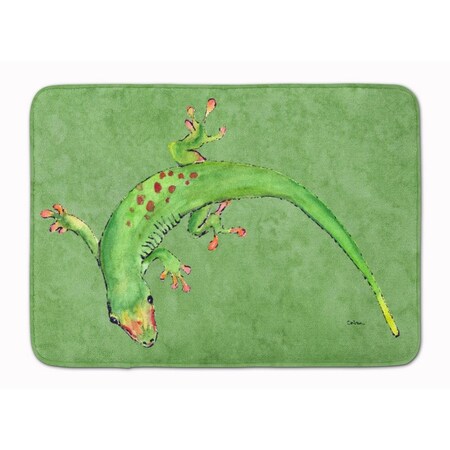 Carolines Treasures Gecko Machine Washable Memory Foam Mat 8887RUG